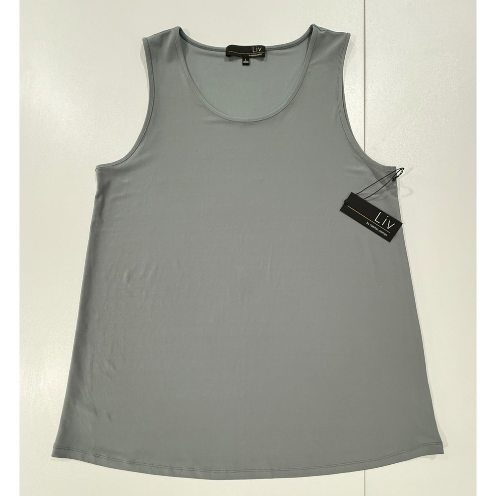 Liv by Habitat Clothes Core Travel Easy Tank Color Iron NWT Sz Large 286
